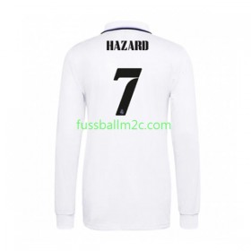 Fußballtrikots Real Madrid Eden Hazard 7 Heim Trikotsatz 2022-2023 Langarm